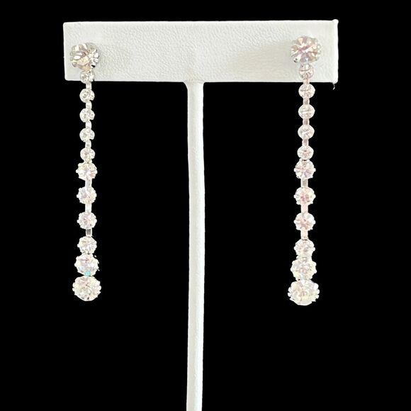 New Ti Adoro Bridal Earrings Crystal Quinceanera Formal Prom  New Ti Adoro Crystal Bridal Earrings Quinceanera Formal Prom - 6S